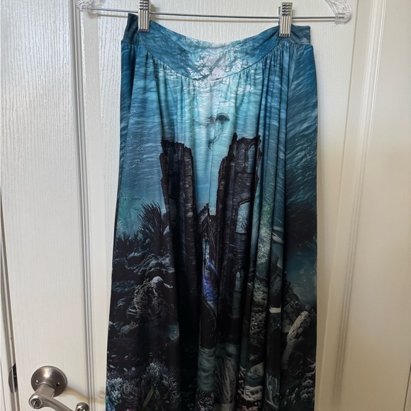 Atlantean gothic midi skirt - Picture 3 of 5